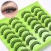 Ciglia finte Russian Strip Lashes DD Curl 14 paia Fluffy Visone Ciglia finte 3D Volume russo Natural Fake Eye Lash Strip Giveaway Makeup 230922