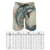 Shorts masculinos Dolphin Board Summer Cartoon Stylize Casual Beach Homens Esportes Fitness Confortável Impresso Troncos de Natação