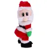 Dekoracje świąteczne Dancing Electric Musical Toy Santa Claus lalka twerking śpiewanie