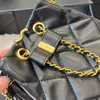 Mochila feminina de luxo mini bolsa com cordão bun mãe fundo brilhante grande couro de bezerro confortável retro requintado bolsa de livro pequena bolsa de ombro bolsa crossbody