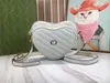 designer luxury g Interlocking 751628 Mini Matelass Heart Leather women Shoulder Bag