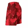 Męskie spodenki Red Leaf Board Summer Kanada Klon Runf Surf Short Pants Men Szybkie suszenie wzorca mody ponadwymiarowe pnie plażowe