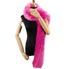 Foulards Épaissir Écharpe En Peluche Casual Hiver Chaud Couleur Unie Col Femmes Rue Cou Chaud Élégant Po Props Châle