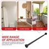 Hangers Heavy Duty Shower Curtain Rod Waterproof Tension Pole Punch-free Towel Rail White Clothes