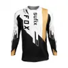 Sufix Fox Camisa Masculina Downhill Mountain Bike MTB Camisa Off Road DH Motocicleta Jersey Motocross Sportwear Roupas Mtb Jersey