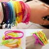 Ganzes - 10 Stück Los 2015 Neues Reißverschluss-Armband-Armband Duales einfarbiges Metall-Reißverschluss-Armband Fluoreszierendes Neon-Kreativarmband 264p