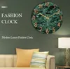 Horloges Horloges murales horloge ronde blanche simple décorative créative nordique moderne pour salon cuisine bureau chambre livraison directe maison G