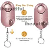 Personal Alarm Girl Women Old man Security Protect Alert Safety Scream Loud Keychain 130db Egg