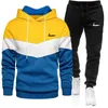 Tracksuits dos homens tech dunks inverno esportes pano luxo terno ao ar livre quente esqui com capuz moletom calça basquete treino moletom com capuz masculino outfit