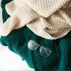 소파 침대 커버 오피스 에어컨 레저 낮잠 230923을위한 Swaddling Midsum Nordic Style Knitted Throw 담요