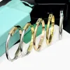 Luxury fashion bangle jewelry designers bracelet bangles bangles Anniversary gift Titanium Steel adult bracelets for women trendy1845