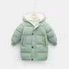 Donsjas 212Y Russische kinderen kinderbovenkleding winterkleding tienerjongens meisjes CottonPadded parka jassen dikker warme lange jassen 230923