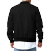 Herrenjacken Herren S Leichte Bomber-Windjacke Fliegerjacke Reißverschluss Kausal Varsity Wintermäntel Wasserdichte Oberbekleidung