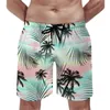 Herren-Shorts, Sommer, Fitnessstudio, Sonnenuntergang, Sportbekleidung, am Strand, Grafik, kurze Hosen, klassische, schnell trocknende Badehose, Übergröße