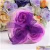 Dekorativa blommor kransar konstgjorda växter 3st doftande rosblommor Petal Bath Body Soap Wedding Party Gift Home Decoration Flore OT4QF