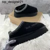 2023 Nya vinterstövlar Fur Ladies Snow Boot Real Sheepskin Wool Low-Cut Warm Fashion Brand Shoes Man Women Plysch Short Booties Super Ultra Mini Botas