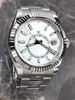 Mens Watch Mechanical Movement Watch Sky ResidentsDesigner Watches Luxury Watch 904L 스테인리스 스틸 워치