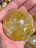 Decorative Figurines Natural Yellow Crystal Play Quartz Healing