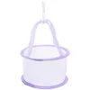 Bath Accessory Set Makeup Sponge Beauty Egg Drying Net Brush Rack Mesh Shower Basket Hanging Purple Fabric Dryer Bathroom Puff