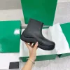 Botas de grife Marca Mulheres Botas de Chuva Doce Cor Borracha Sapatos Impermeáveis Botas Curtas Botas de Desenhos Animados Sola Grossa Plataforma Impermeável Casual 35-40