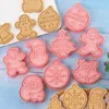 Stampi da forno 8 pezzi Set Strumenti per decorare torte fai da te Stampo per biscotti natalizi in cartone animato Set di formine per biscotti in plastica 230923