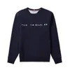 Tommy Designer Polo Sweat à capuche Pull Mode Automne Hiver Manches longues Col rond Lettre Pull Pur Coton Sweat à capuche Top Qualité Hilfiger XS-XXL 523