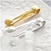Andere Küchenwerkzeuge Mini-Zange mit Rosengravur, Zucker-Eis-Clip, Bar-Werkzeug, Drop-Lieferung, Hausgarten, Esszimmer, Dhkzf