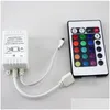 شرائح LED 5M RGB Strip Light مرنة 3528 SMD غير مقاوم للماء DC 12V ADDIR Remote Addd Add 2A Power Supply Stage Party BB Chris Dhnwc