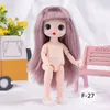 Poupées 17 cm poupée 18 BJD poupée multicolore cheveux mignon poupée commune mobile poupée enfants filles poupée jouet cadeau 230922