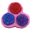 Andra evenemangsfestleveranser Peony Flower Silicone Forms Wedding Cupcake Topper Fondant Cake Decorating Tools Soap Harts Clay Candy Chocolate Gumpaste Forms 230923