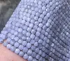 Pietre preziose sciolte Perline cubiche sfaccettate di agata di pizzo blu naturale per realizzare braccialetti di forma quadrata con perline di pietra di quarzo cucito gioielli fai da te