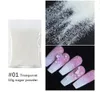 Nail Glitter couleur starlight sucre poudre vernis à ongles blanc paillettes poudre en vrac fine pigment décoration vernis à ongles accessoires 230718