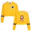 Damen Hoodies 2023 Rebekah Wing Merch Beki Hoodie Kawaii Kleidung Taille Kappe Sexy Sweatshirt Pullover Damen Mädchen Crop