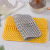 Andra köksverktyg Silikon Drain Matt Kitchen Sink Protection Anti Scratch Antiskid Card Bowl Clamping Pad Accessories 230922