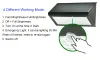 Solendrivna vägglampor Mikrovågsradarsensor LED -lampor Vattentät utomhus Garden Light ABS+PC -täckning 1000lm LL