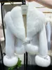 Pelliccia da donna finta moda invernale colletto naturale Parka piumini d'oca piumini di lusso abbigliamento 230922