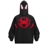 Men's Hoodies Sweatshirts Spider Print Y2k Gothic Sweater Hoodie Men Hip Hop Dark Zip Up Hooded Cardigan Full Chain Women Loose Couple Hoodie Streetwear 230922