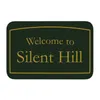 Alfombra Bienvenido a Silent Hill, felpudo de entrada, alfombrilla antideslizante para puerta delantera, decoración del hogar, suelo de baño para sala de estar 230923