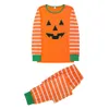 Conjunto de pijamas combinando para a família, Halloween, família, conjunto de roupas de família de abóbora de desenho animado, adultos, crianças, bebê, conjunto de pijama, Halloween, família, look 230923