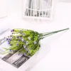 Kwiaty dekoracyjne mini róża bukiet sztuczna roślina kwiatowa na wesele majsterkowicz dom