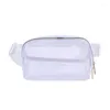 Waist Bags Transparent Bag Waterproof Simple Clear Belt Fashion Women Shoulder Messenger For Outdoor Sports Running