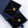 Gift Wrap 5pcs Dark Blue Jewelry Drawer Box Bracelet Pendant Emblem Hair Card Button Packaging