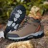 Botas de felpa para hombre y gruesa nieve de invierno zapatos deportivos de cuero impermeables al aire libre All Season Senderismo Tamaños de trabajo 3647 230922