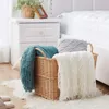 Cobertores Inya Chunky Knit Cobertor Bege Macio Borla Xadrez Peso para Cama Casa Sofá Decorativo Lança Estilo Industrial Tapeçaria 230923