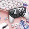 ゲームコントローラージョイスティックワイヤレスBluetoothゲームパッド用Nintendスイッチアクセサリプロコントローラー6軸ハンドル付きゲームコンソール用ジョイスティック230923