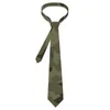 Nœuds papillon militaire Camo Cravate Vert Camouflage Armée Imprimé Cou Cool Mode Collier Pour Hommes Quotidien Porter Cravate Accessoires