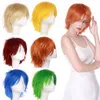 Cosplay perruques s-noilite synthétique perruque courte bleu brun noir femmes hommes Cosplay Costume fête tête perruques cheveux 230922