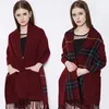 Gilets pour femmes Laine Automne et hiver Écharpe de poche pour femme Châle Plaid Faux Cachemire Cadeau de vacances Drop 230923