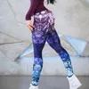 Pantaloni da allenamento da yoga Pantaloni da allenamento in palestra indossa leggings sottili donne fitness diamon stampato digitale push up leggins in alto in vita casual