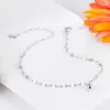 Anklets Trendy 925 Sterling Silver For Women Jewelry Fashion Bell Pendant Anklet Lady Party Accessories